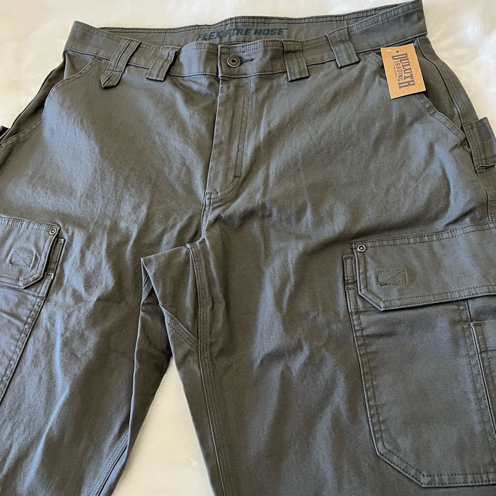 🆕 Men’s Duluth Flex Fire Hose Related fit Cargo Pants.